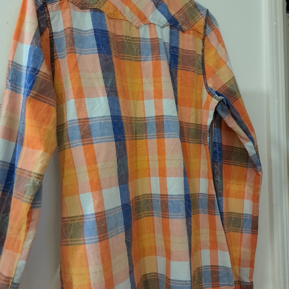 BKE Western Style Button Up Long Sleeve Shirt, Size L - Picture 4 of 4